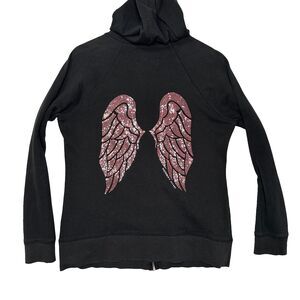 Victoria’s Secret Angel Wings Sequin Hoodie Sweatshirt